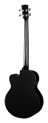 Электроакустическая бас-гитара Cort Acoustic Bass Series AB850F-BK-BAG, чёрная