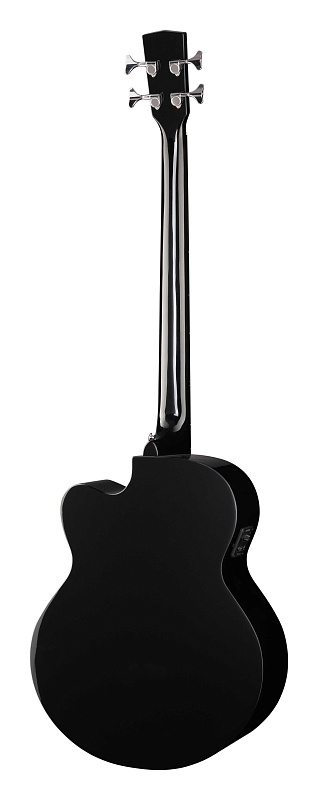 Фото Электроакустическая бас-гитара Cort Acoustic Bass Series AB850F-BK-BAG, чёрная