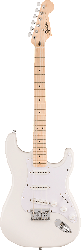 Фото Электрогитара FENDER SQUIER Sonic Stratocaster HT, Maple Fingerboard, White Pickguard, Arctic White