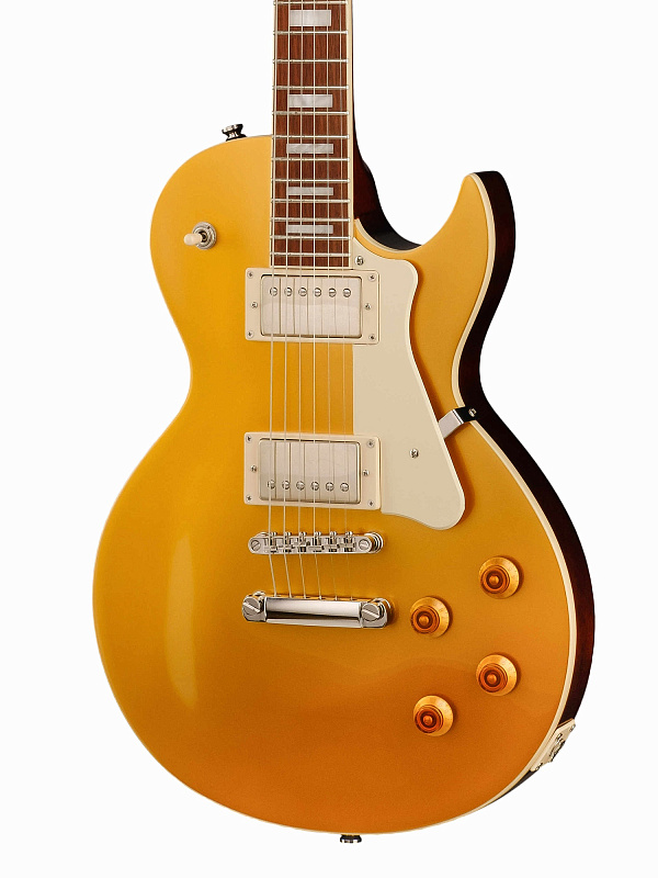Фото CR200-GT Classic Rock Электрогитара, золотистая, Cort