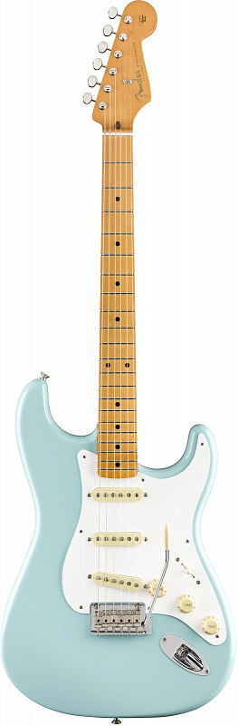Электрогитара FENDER VINTERA `50s Stratocaster Modified Daphne Blue в магазине Music-Hummer