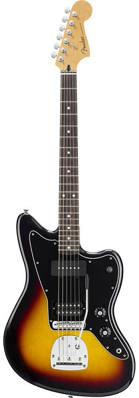 Фото Электрогитара FENDER JAZZMASTER BLACKTOP HS RW 3TS