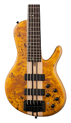 Бас-гитара Cort A5-Plus-SC-AOP Artisan Series, янтарь