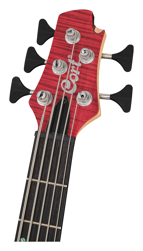 Фото Бас-гитара Cort A5-Plus-FMMH-OPBC Artisan Series, красная