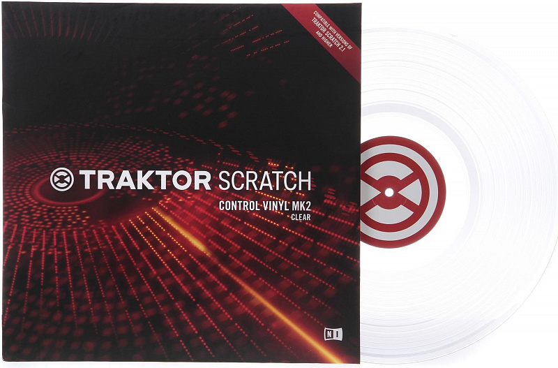 Native Instruments Traktor Scratch Pro Control Vinyl Clear Mk2 в магазине Music-Hummer