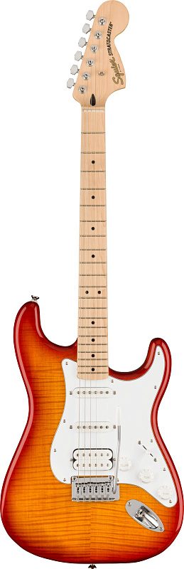 Фото FENDER SQUIER Affinity 2021 Stratocaster FMT HSS MN Sienna Sunburst