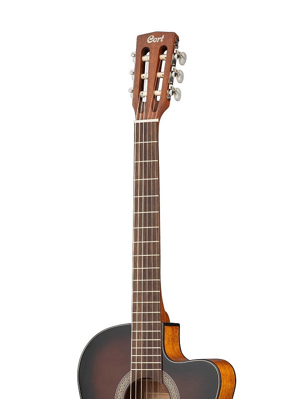 Классическая гитара Cort JADE-E-Nylon-DBB Jade Series в магазине Music-Hummer