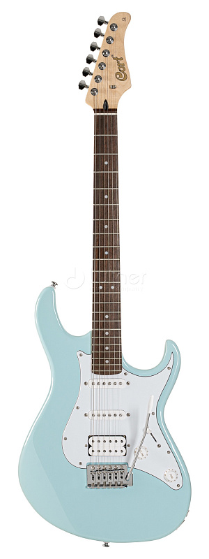 Фото G200-SKB G Series Электрогитара, голубая, Cort