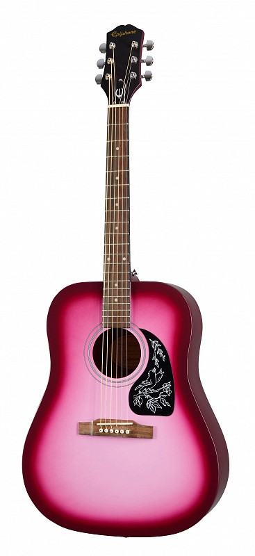 Акустическая гитара EPIPHONE Starling Hot Pink Pearl в магазине Music-Hummer
