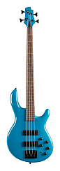 Бас-гитара Cort C4-Deluxe-CBL Artisan Series, синяя