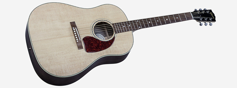 Фото GIBSON J-15 ANTIQUE NATURAL электроакустическая гитара, цвет натуральный