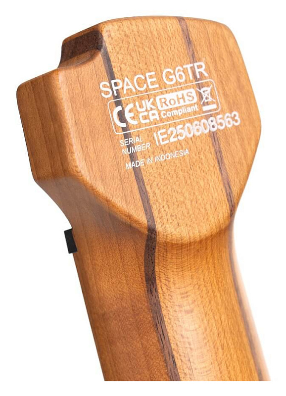 Фото Электрогитара безголовая Cort Space-G6TR-SGLV-WBAG Space series, красная