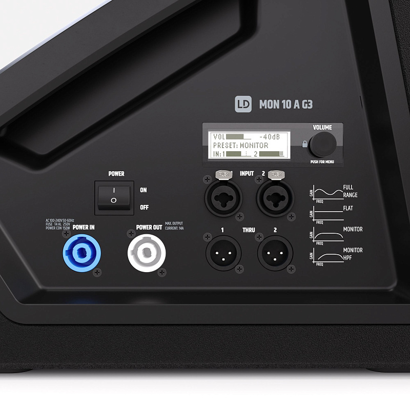 Фото Активный сценический монитор LD Systems MON 10 A G3, чёрный