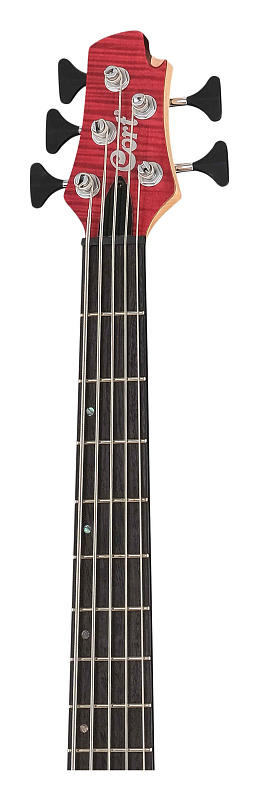 Фото Бас-гитара Cort A5-Plus-FMMH-OPBC Artisan Series, красная