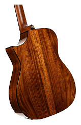 Электроакустическая гитара Cort LUXE-NYLON-II-WCASE-BKB Frank Gambale Series, коричнево-чёрный берст