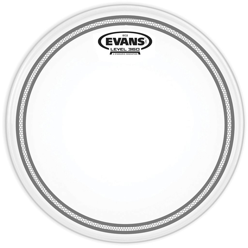 Фото Evans B10EC2S  Edge Control Coated SST 10" Пластик для том тома двойной 