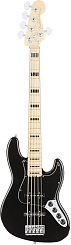 FENDER American Elite Jazz Bass, Maple Fingerboard, Black Бас-гитара