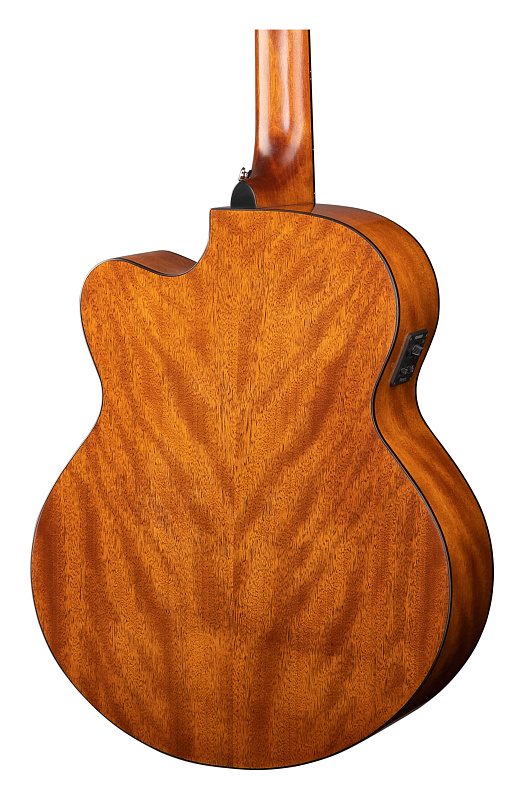 Фото Электроакустическая бас-гитара Cort AB850F-NAT-BAG Acoustic Bass Series, натуральный