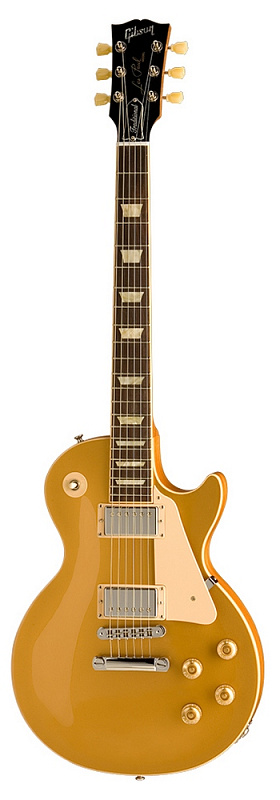 Фото Электрогитара GIBSON LES PAUL STANDARD TRADITIONAL GOLDTOP CHROME HARDWARE