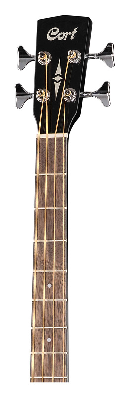 Фото Электроакустическая бас-гитара Cort Acoustic Bass Series AB850F-BK-BAG, чёрная
