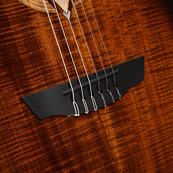 Электроакустическая гитара Cort LUXE-NYLON-II-WCASE-BKB Frank Gambale Series, коричнево-чёрный берст