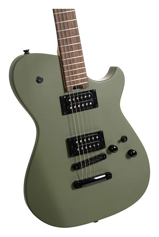 Фото Электрогитара Cort MBM-2H-B-SOG META Series, оливковый