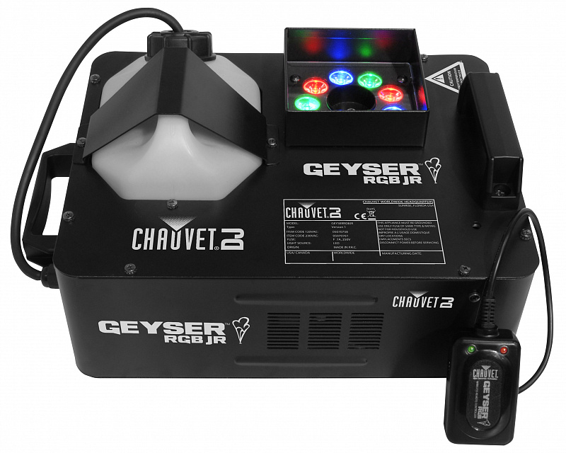 CHAUVET Geyser RGB Генератор вертикального/горизонтального дыма в магазине Music-Hummer