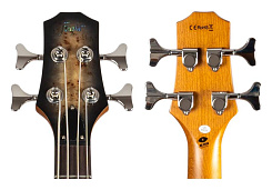 Уменьшенная бас-гитара FLIGHT Mini Bass PBR, коричневый