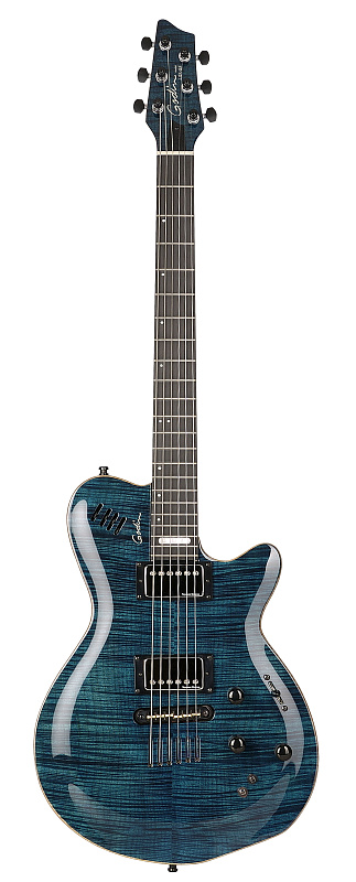 Фото Электроакустическая гитара Godin LGX SA Trans Blue Flame 3A
