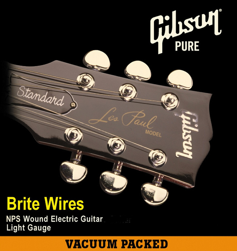 GIBSON SVP-700UL BRITE WIRES ELECT SET/5 .09-.042 набор из 5-ти комплектов струн для электрогитары, 0.009-0.042, никель в магазине Music-Hummer