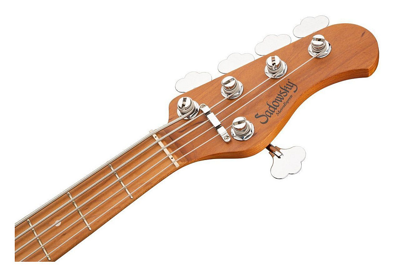 Фото Пятиструнная бас-гитара Sadowsky Modern 5 Roasted Maple SSMHP, серый металлик