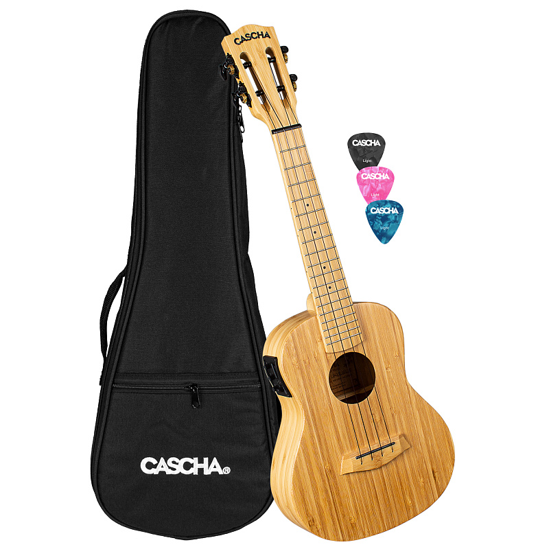 Фото Укулеле концертный Cascha HH-2313E Bamboo Series