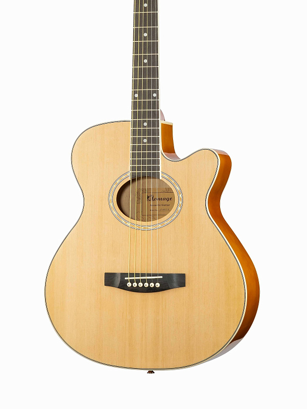 LF-401C-N Фольковая гитара с вырезом HOMAGE в магазине Music-Hummer