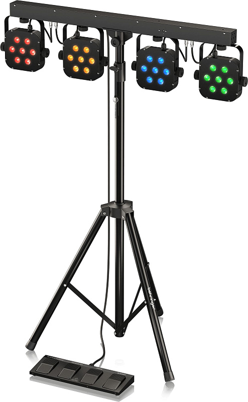 Фото Трипод с 4 парами 7 х 3 Вт Behringer STAGE TRI LED BUNDLE ST1