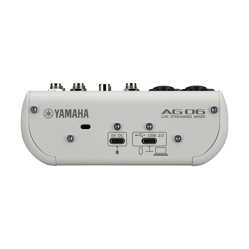Фото 6-канальный микшер Yamaha AG06MK2 White