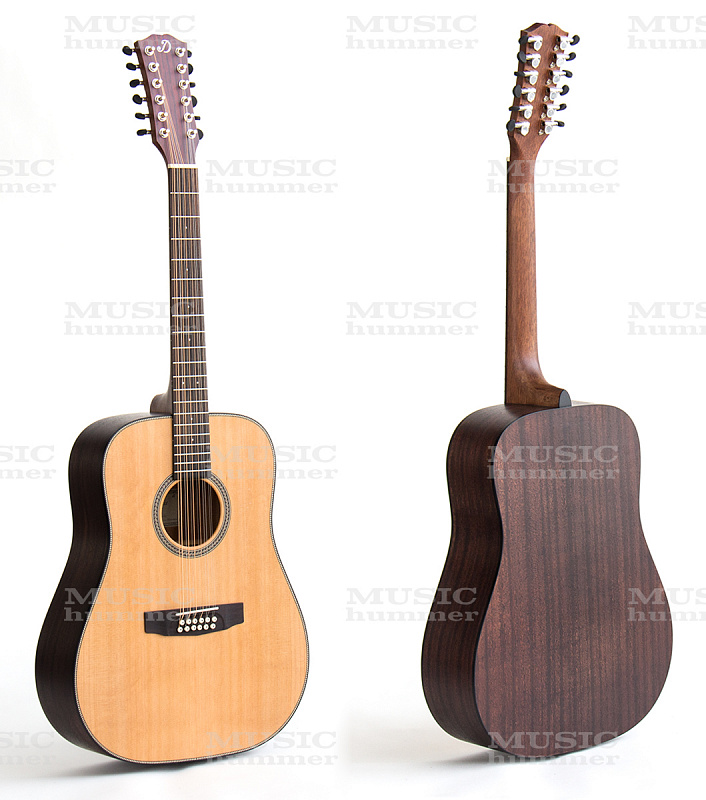 12-и струнная акустическая гитара Dowina Rustica D-12 (D-555-12) в магазине Music-Hummer