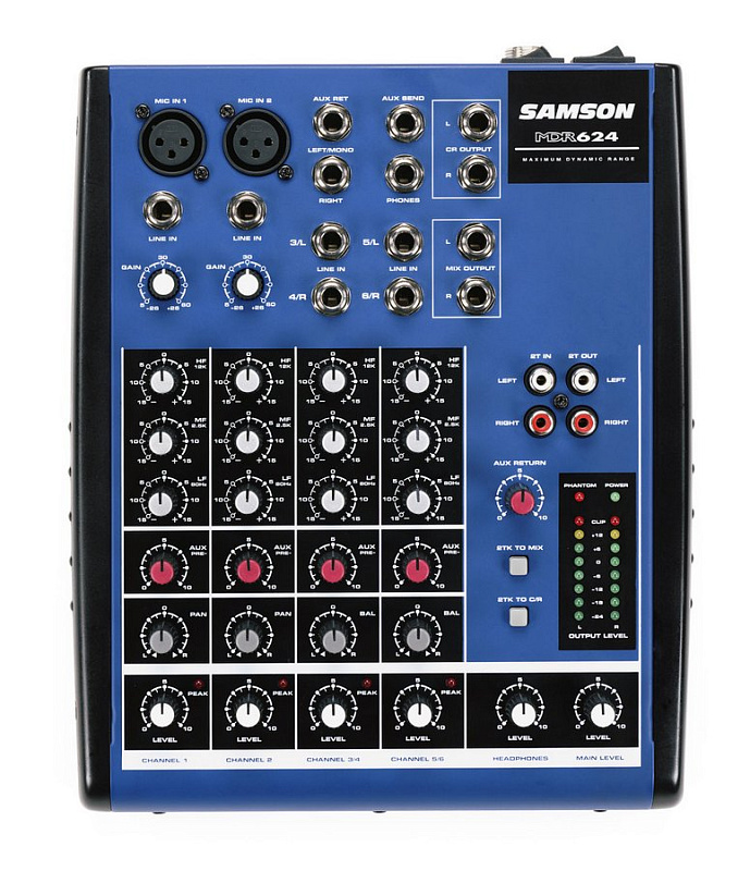 Фото Samson MDR 624 микшер