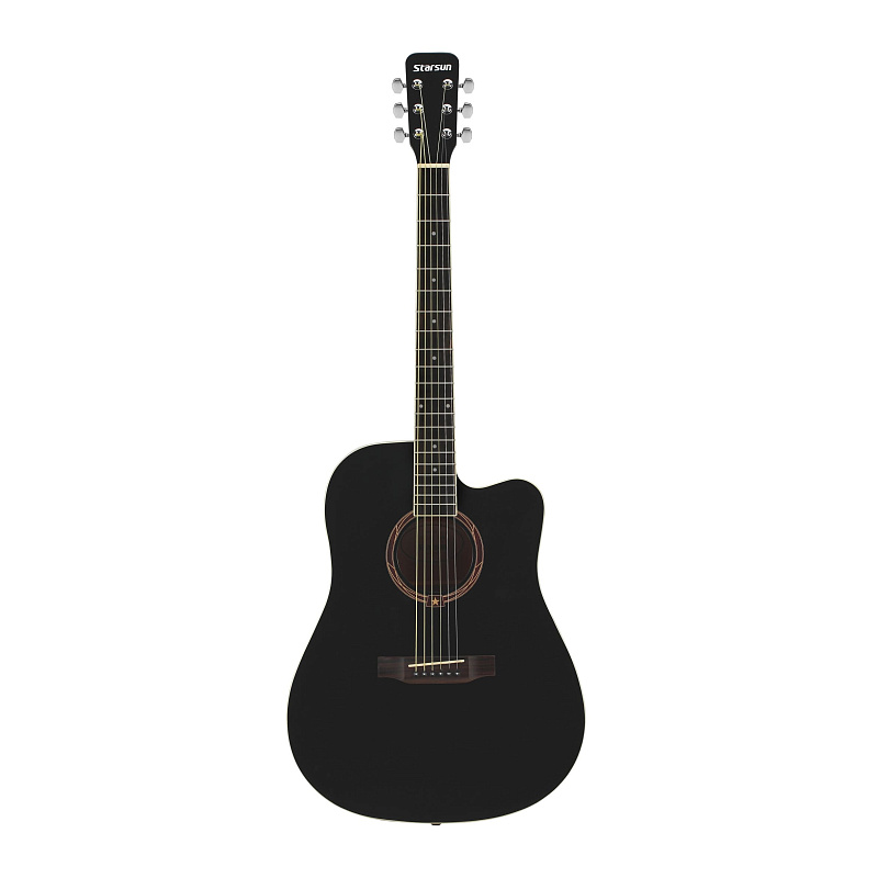 Фото Акустическая гитара STARSUN DG120c-p Black