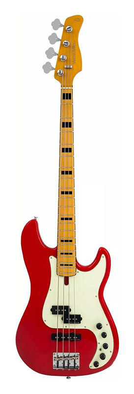 Фото Бас-гитара Sire P7 Alder-4 2nd Gen DRD, красный