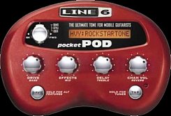 LINE 6 POCKET POD DIRECT GUITAR PREAMP гитарный процессор