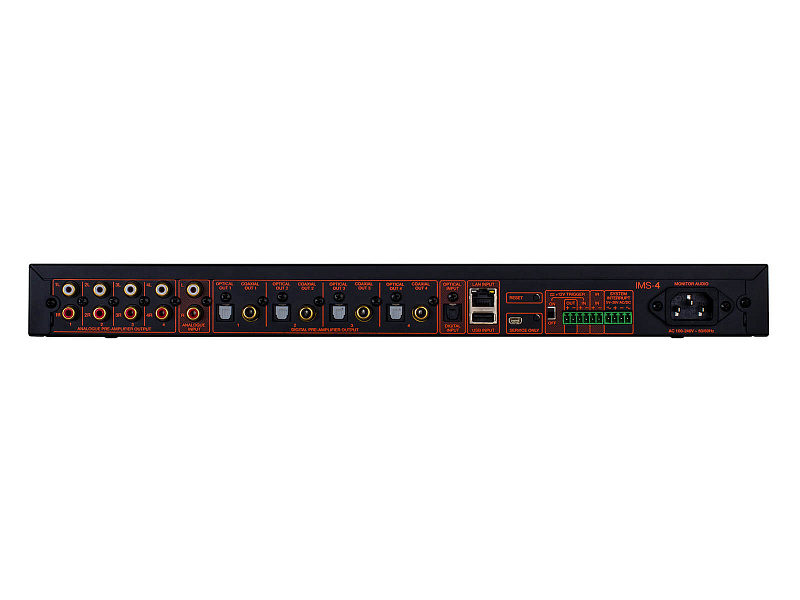 Музыкальный стример Monitor Audio IMS-4 4 zone Audio Streamer BluOS в магазине Music-Hummer