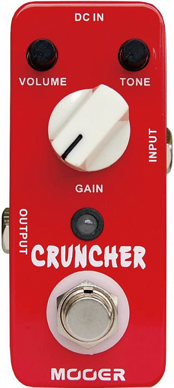 Mooer Cruncher  мини-педаль Distortion в магазине Music-Hummer