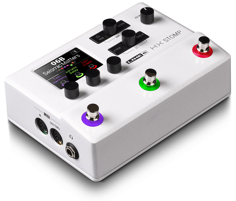 Фото LINE 6 HX STOMP LIMITED EDITION CRYSTAL WHITE