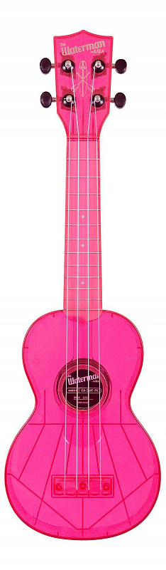 WATERMAN by KALA KA-SWF-PK Waterman Fluorescent Pink, Soprano Ukulele в магазине Music-Hummer