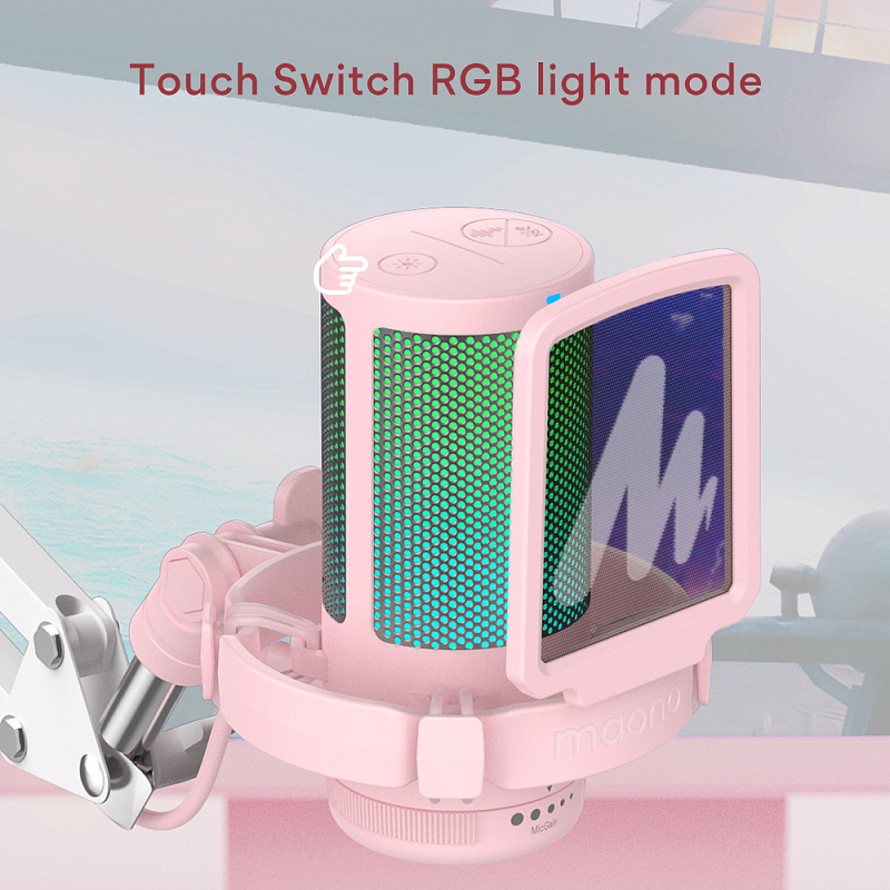 Фото Микрофон Maono DGM20S (pink)
