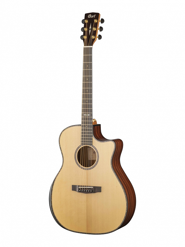 GA-PF-Bevel-NAT Grand Regal Series Электро-акустическая гитара с вырезом, Cort в магазине Music-Hummer