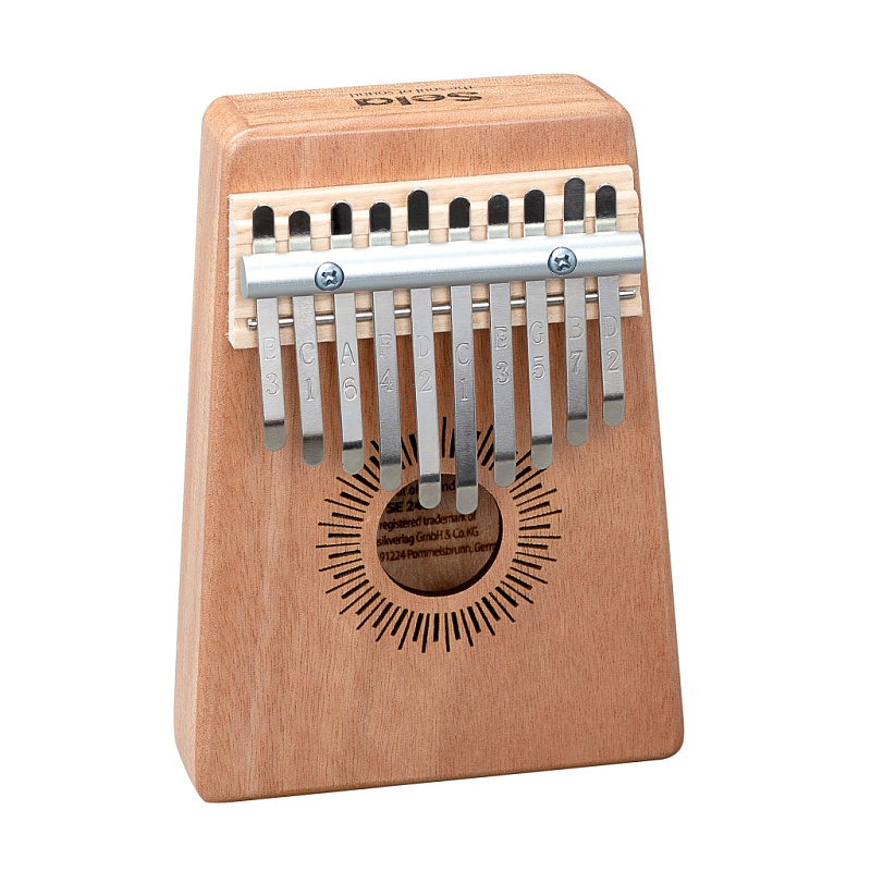 Фото Sela SE-240 Kalimba 10 Калимба 10 язычков, красное дерево, с чехлом