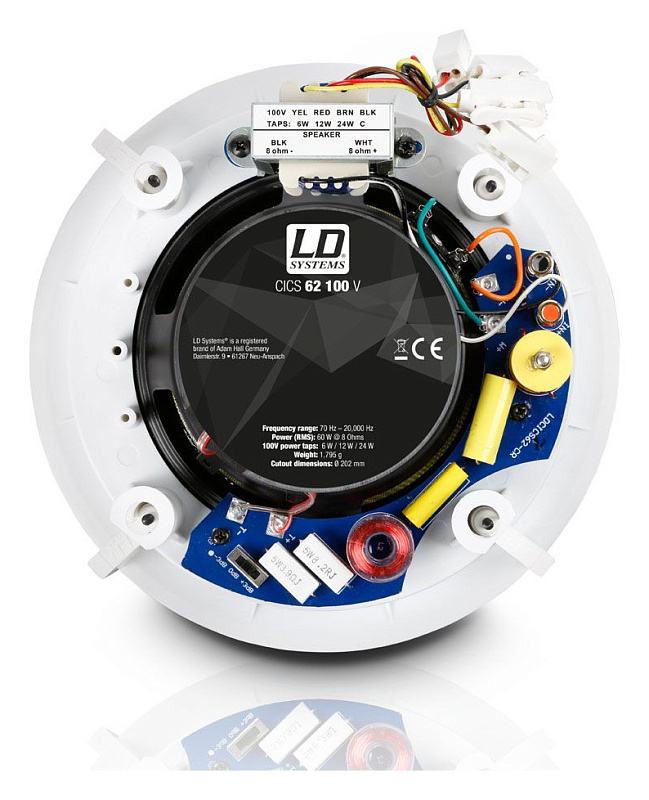 Фото Двухполосная потолочная акустическая система LD Systems Contractor CICS 62 100V