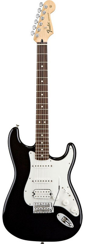 Фото Электрогитара FENDER STANDARD STRATOCASTER HSS RW BLACK