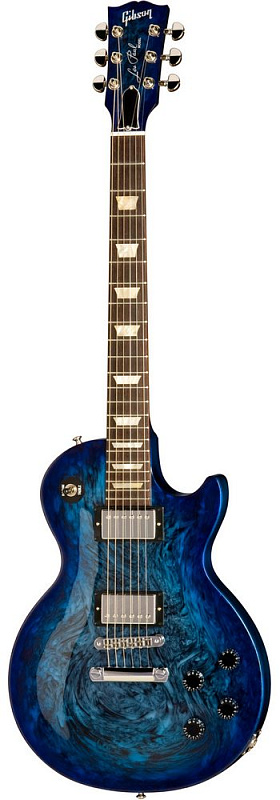 Фото Электрогитара GIBSON LES PAUL Anniversary Flood Blue Swirl